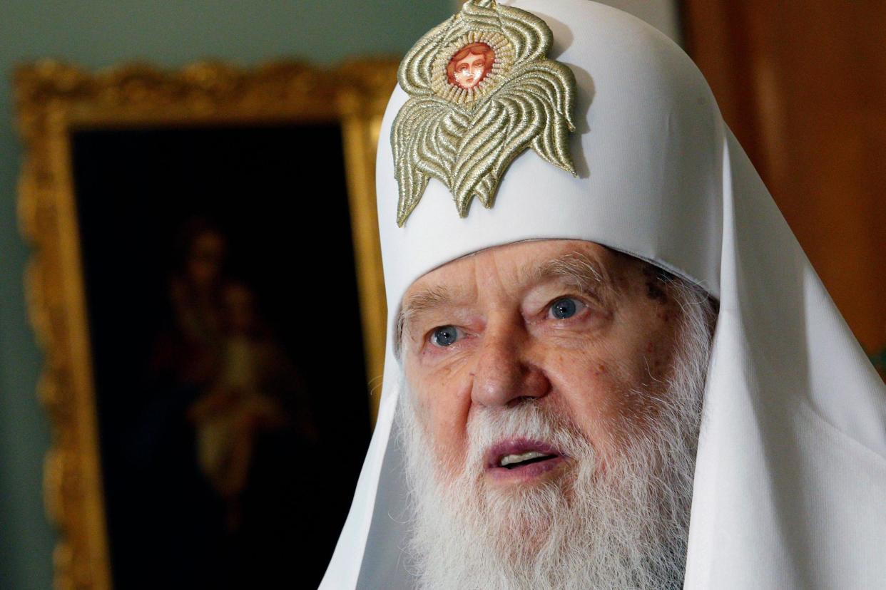 Patriarch Filaret has contracted coronavirus: AFP via Getty Images