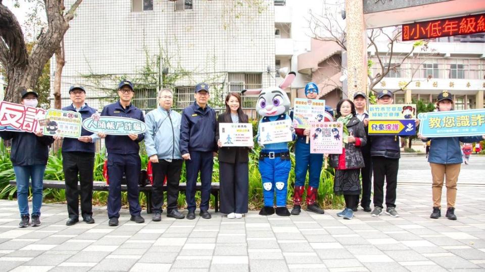 高虹安籲交通安全觀念向下扎根，共同守護校園安全。（圖／翻攝自高虹安臉書）