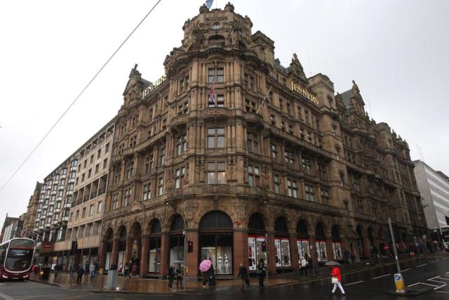 Fire breaks out at former Jenners department store in Edinburgh