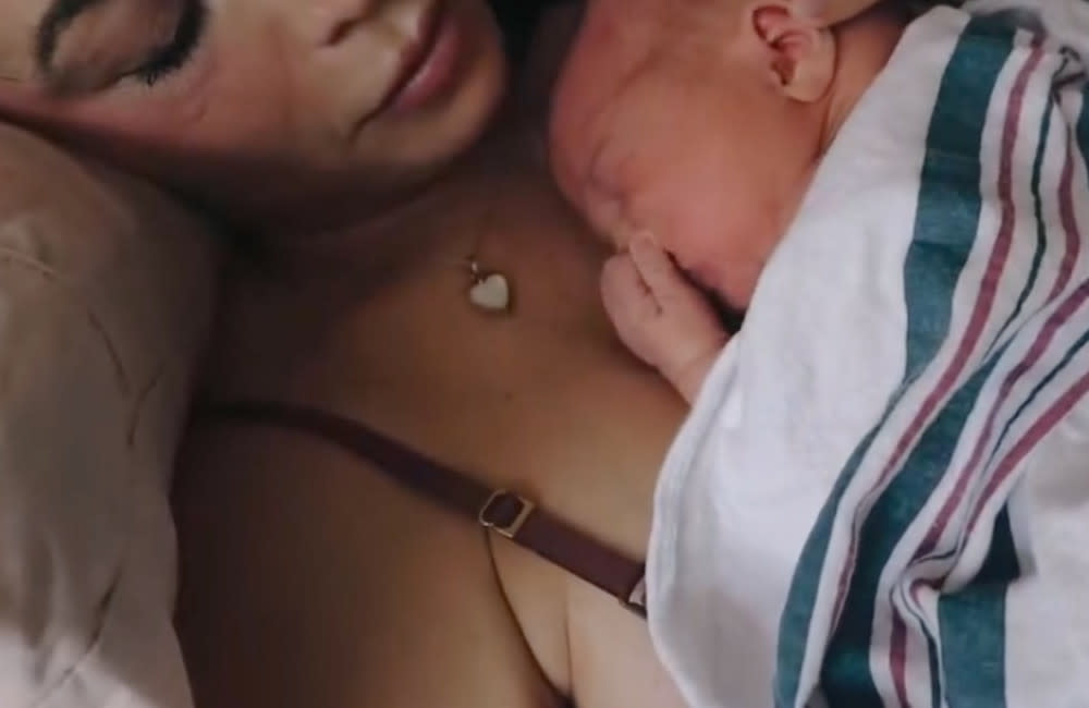 Jenna Dewan is in ‘cuddle heaven’ with her baby daughter credit:Bang Showbiz