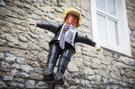 <p>President Donald Trump has made an appearance at this years Settle Flowerpot Festival in Settle in the Yorkshire Dales, U.K. on Aug. 7, 2017. (Photo: Andrew McCaren/LNP/REX/Shutterstock) </p>