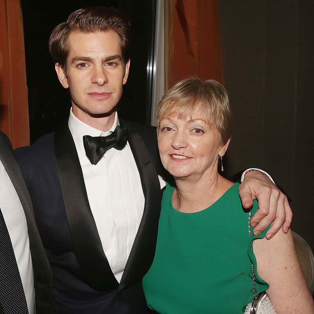 Andrew Garfield and mother Lynn Garfield