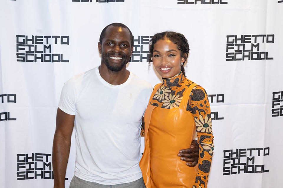 Gbenga Akinnagbe and Yara Shahidi - Credit: Kasey-Lynn Rodriguez