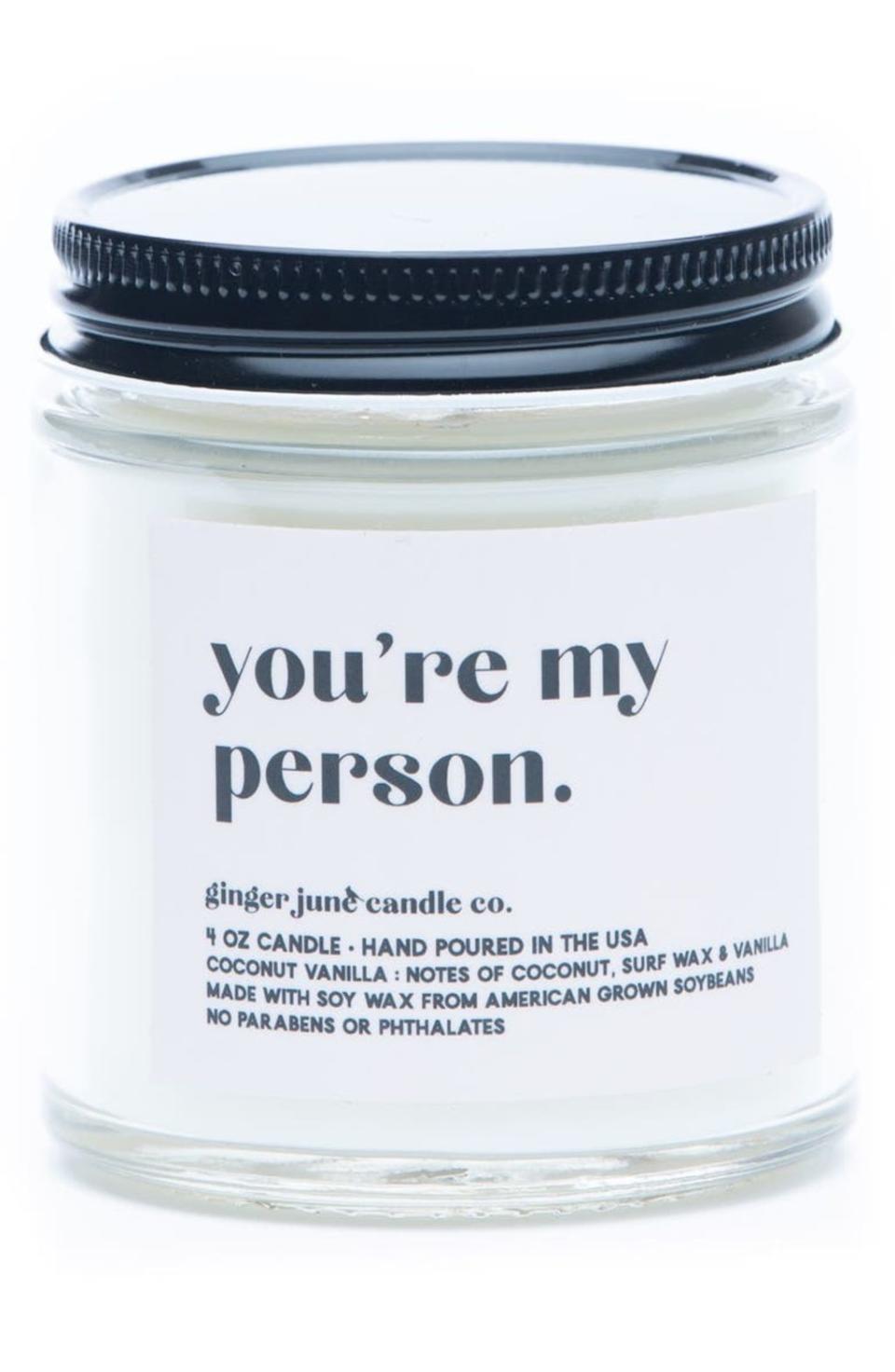 Ginger June Candle Co., the best candles for Valentine's Day