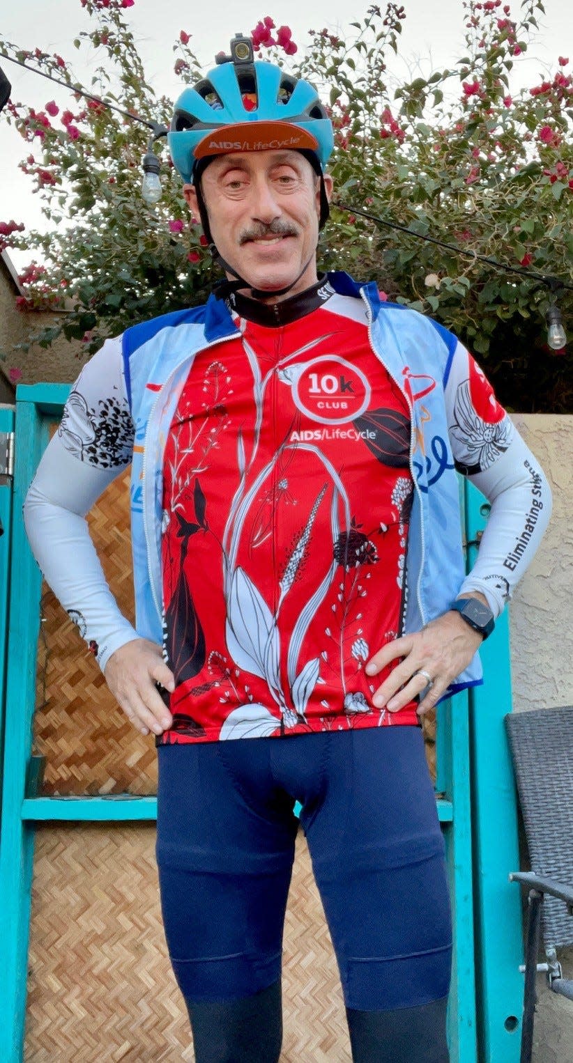 Palm Springs resident Brett Klein will participate in the AIDS/LifeCycle ride from June 5 through 11.