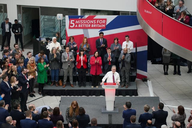 Keir Starmer in Manchester