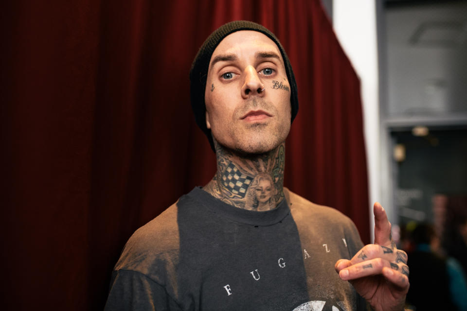 Travis Barker at the 2019 iHeartRadio Music Awards. (Photo: Emma McIntyre/Getty Images for iHeartMedia)