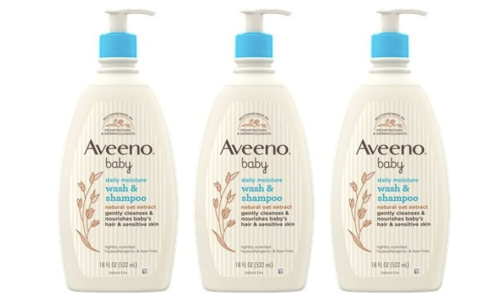 Aveeno Baby Gentle Body Wash & Shampoo with Natural Oat Extract. (PHOTO: Amazon)