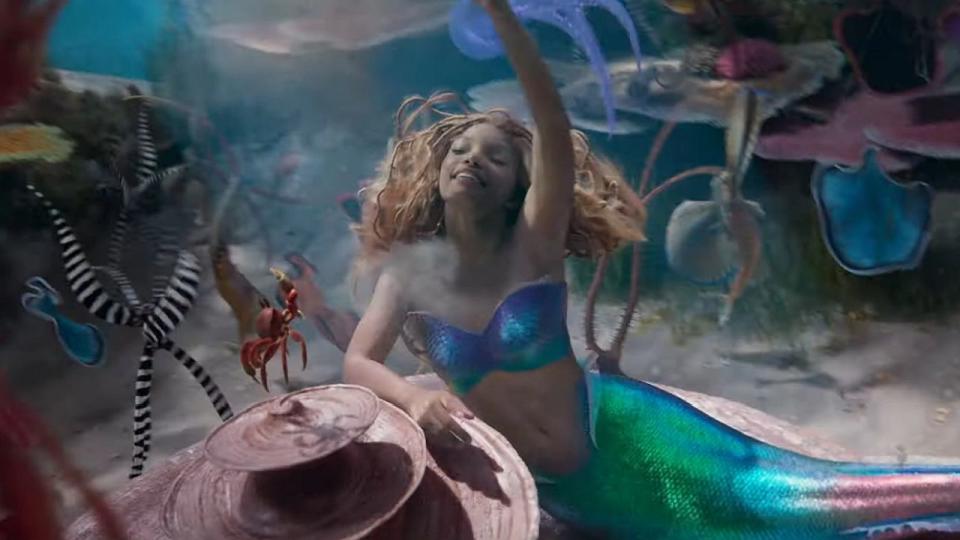 Halle Bailey in The Little Mermaid Under the Sea