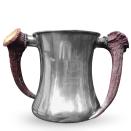 <p>Silver loving cups, like this 1890s example from Shreve, Crump & Low, were meant for sharing celebratory drinks at a wedding or banquet. They also often sport impressive horn handles that channel an end-of-the-century interest in hunting, </p><p><strong>What it's worth:</strong> up to $2,700</p>