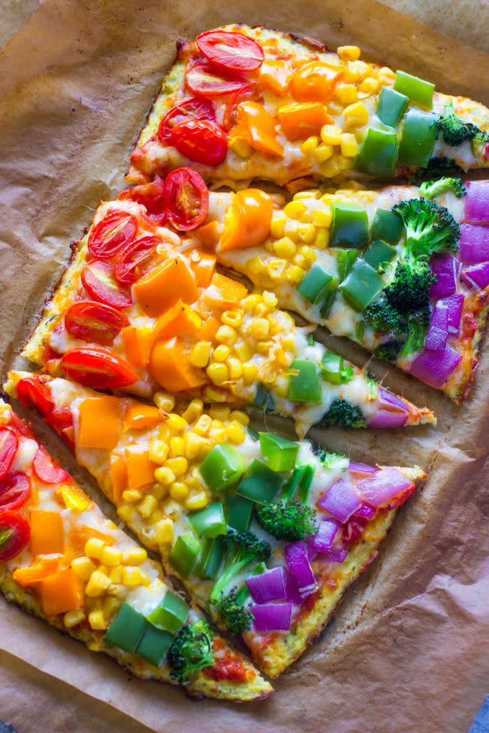 5) Rainbow Pizza