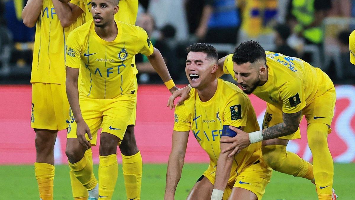 Ronaldo breaks down in tears after Al-Nassr’s defeat in the King’s Cup final
