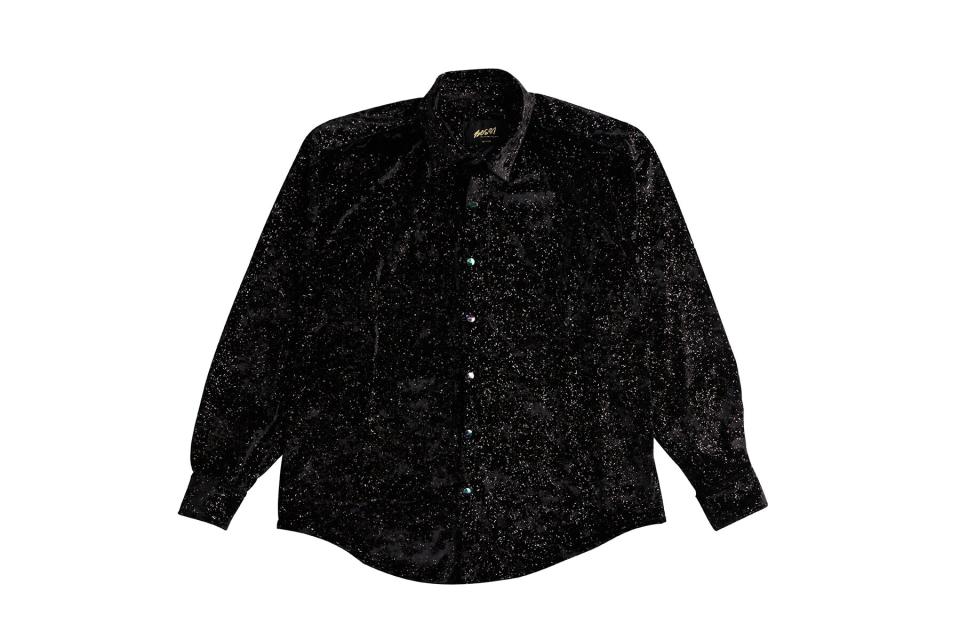 Glitter Velveteen Shirt