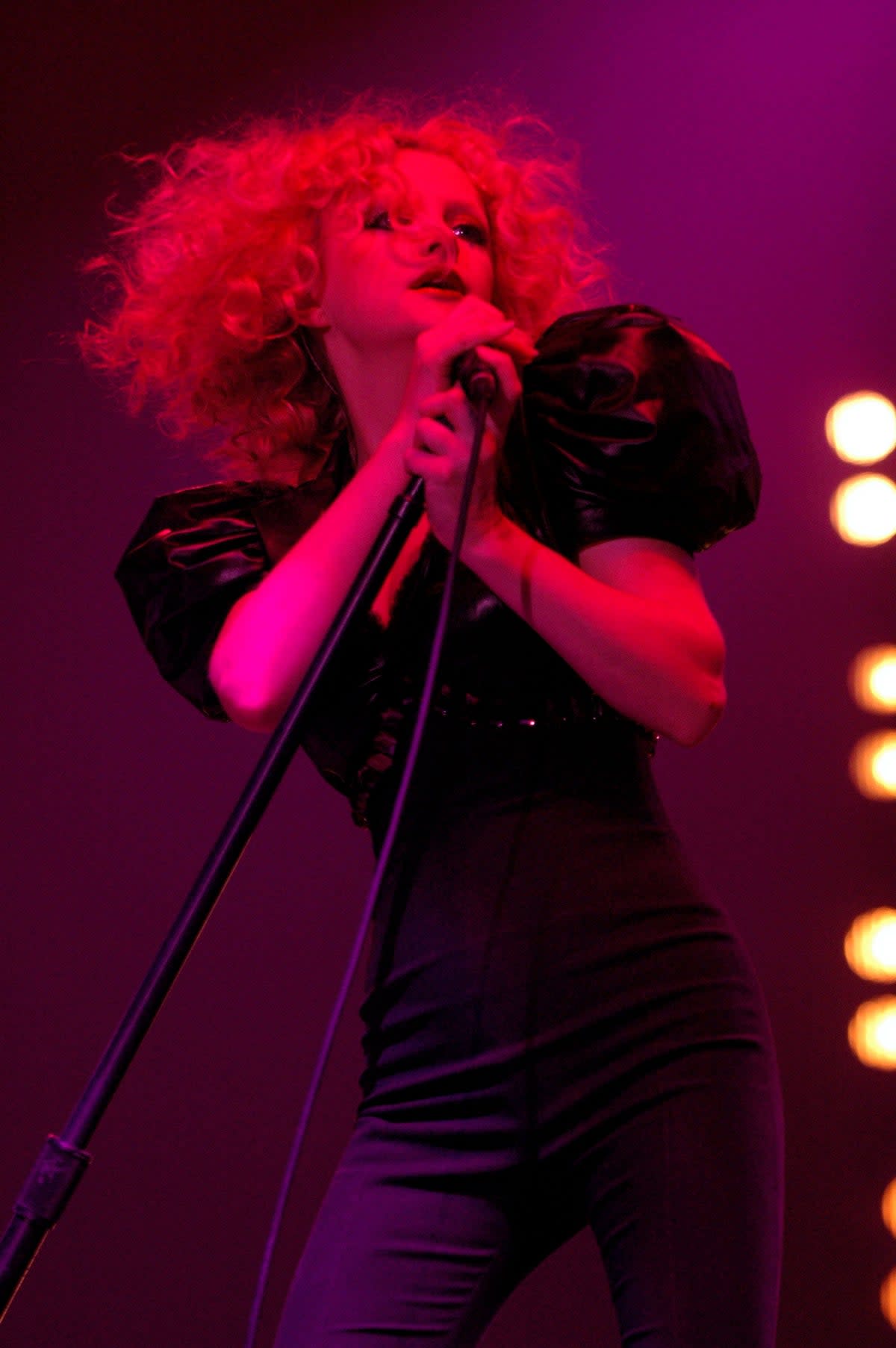 ‘It got quite intense’: Goldfrapp in concert in 2005 (Shutterstock)