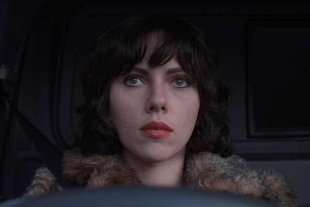 <p>A24/Courtesy Everett Collection</p> Scarlett Johansson in 'Under the Skin'