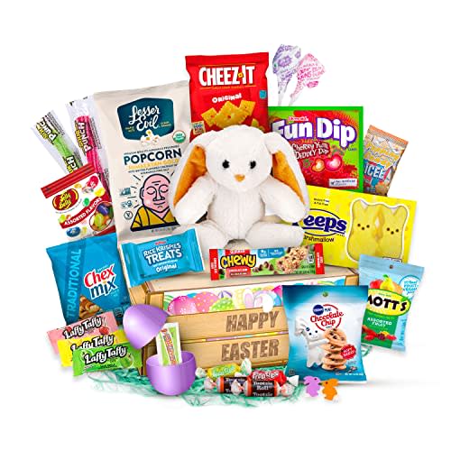 Easter Baskets for Kids Already Filled - Prefilled Easter Baskets for Teens - Filled Easter Baskets for Adults - Delight Them with a Premade Easter Basket for Boys and Girls Filled with an Assortment of Popular Easter Goodies is Cherished by All