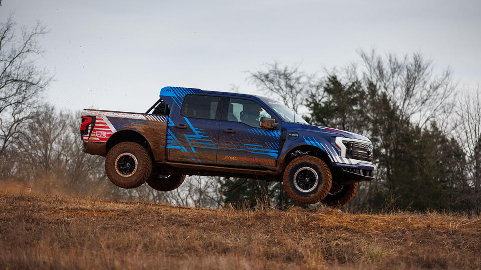 The Ford F-150 Lightning Switchgear from the side