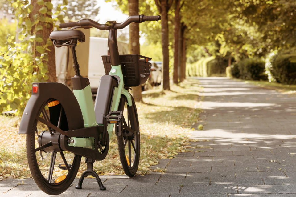 ebike in a park