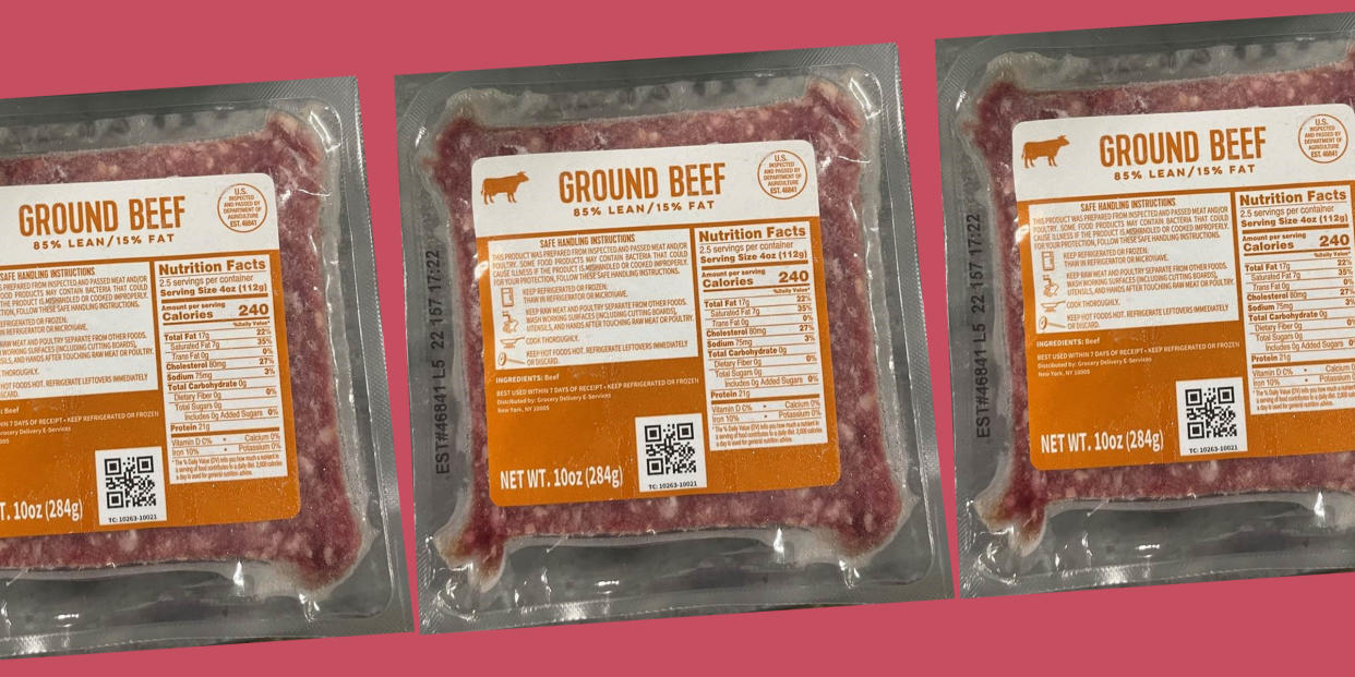 The affected ground beef packages. (usda.com)