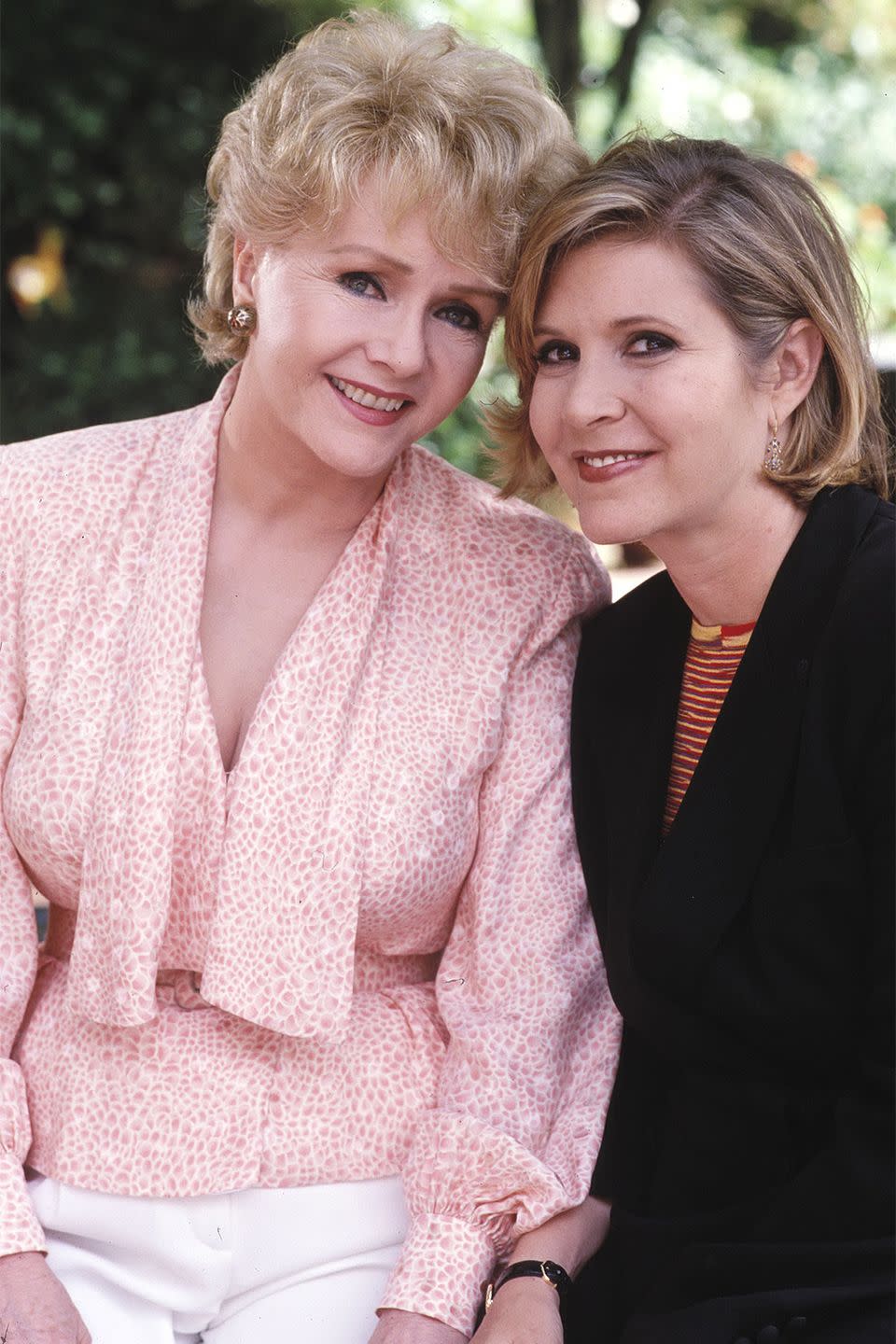 <p>The late Debbie Reynolds passed on not only her wit and talent to her late daughter, Carrie Fisher, but also her natural beauty.</p>