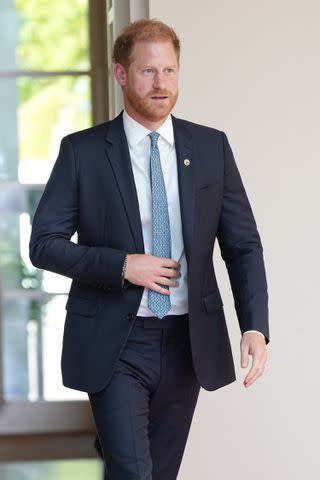 <p> James Whatling</p> Prince Harry attends the Wellchild Awards on Sept. 7, 2023