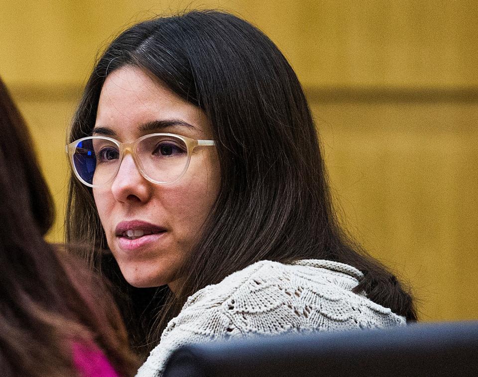 Jodi Arias in court during the third day of her penalty retrial on October 23, 2014.