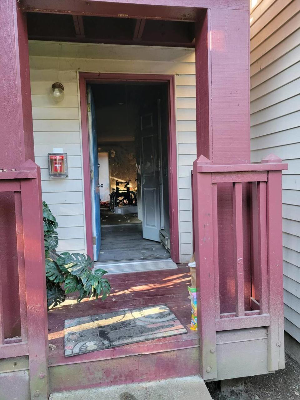 A Bellingham man was taken to the hospital with serious injuries after he was trapped inside his burning Birchwood neighborhood apartment Thursday morning, June 30, on Northwest Avenue in Bellingham.