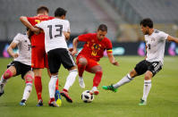 Soccer Football - International Friendly - Belgium vs Egypt - King Baudouin Stadium, Brussels, Belgium - June 6, 2018 Belgium's Eden Hazard in action REUTERS/Francois Lenoir