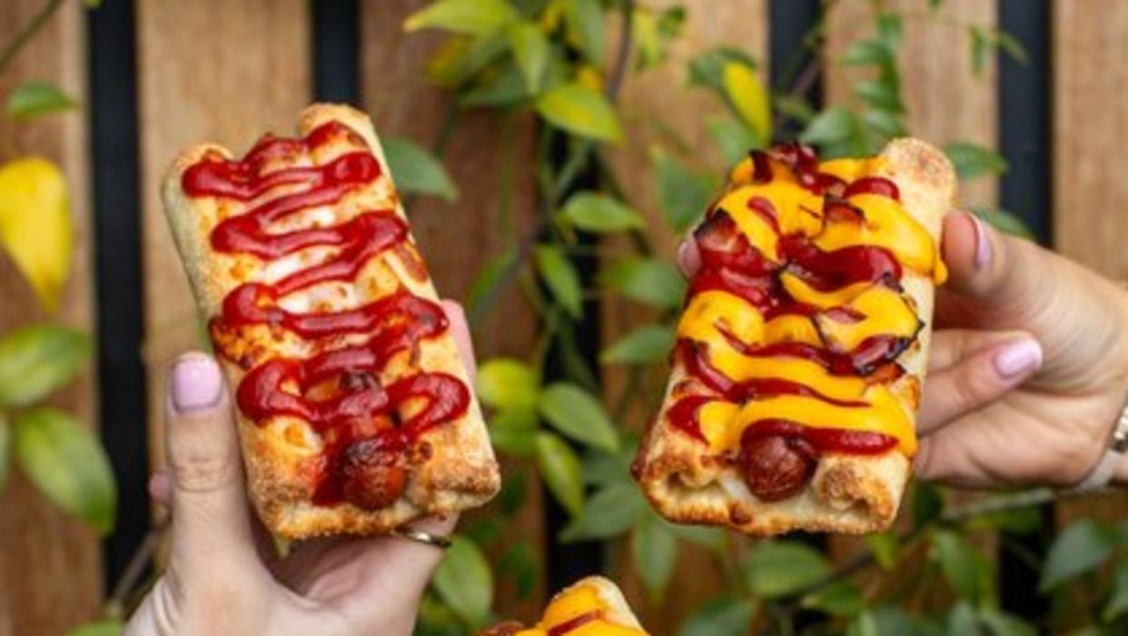 Domino's have launched their new Pizza Dogs. Picture: Supplied