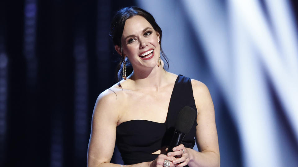 Former Canadian Olympian Tessa Virtue is not permitted to enter Russia. (REUTERS/Mark Blinch)