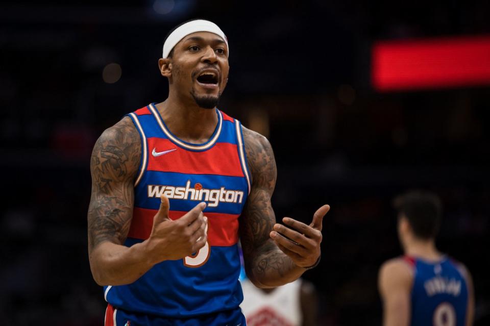 Bradley Beal 可能與巫師續約。法新社