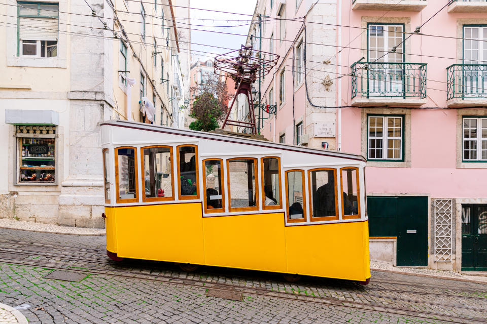 Image of tram in Lisbon. Source: Getty Images