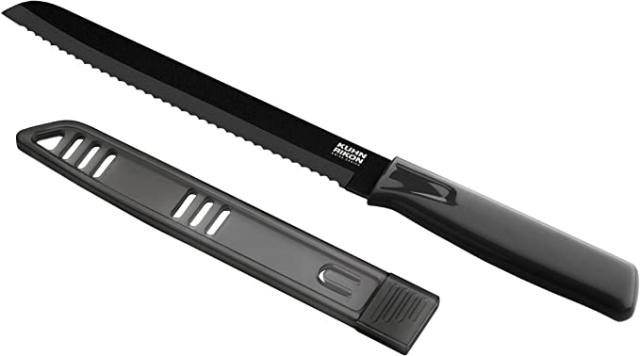 Studio Shot Kuhn Rikon Stainless Steel Chef's Kitchen Knife Swiss