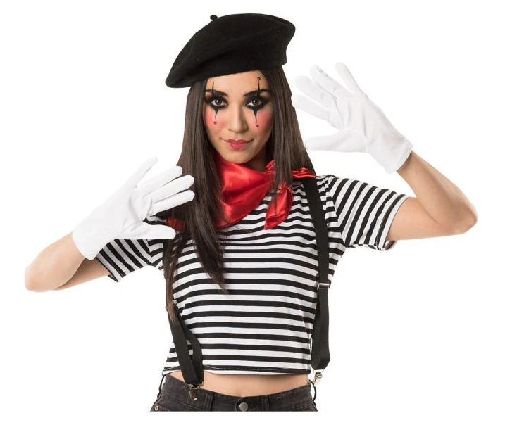 Mime Costume Accessory Kit. Photo via Party City