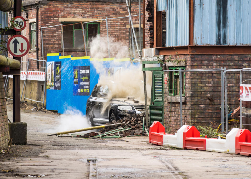 FROM ITV

STRICT EMBARGO - No Use Before Tuesday 25th May 2022

Coronation Street - Ep 10653

Tuesday 31st May 2022

Toyah Habeeb [GEORGIA TAYLOR] and Imran Habeeb [CHARLIE ME MELO lie unconscious in the wreckage following a car crash

Picture contact - David.crook@itv.com

Photographer - Danielle Baguley

This photograph is (C) ITV Plc and can only be reproduced for editorial purposes directly in connection with the programme or event mentioned above, or ITV plc. Once made available by ITV plc Picture Desk, this photograph can be reproduced once only up until the transmission [TX] date and no reproduction fee will be charged. Any subsequent usage may incur a fee. This photograph must not be manipulated [excluding basic cropping] in a manner which alters the visual appearance of the person photographed deemed detrimental or inappropriate by ITV plc Picture Desk. This photograph must not be syndicated to any other company, publication or website, or permanently archived, without the express written permission of ITV Picture Desk. Full Terms and conditions are available on  www.itv.com/presscentre/itvpictures/terms
