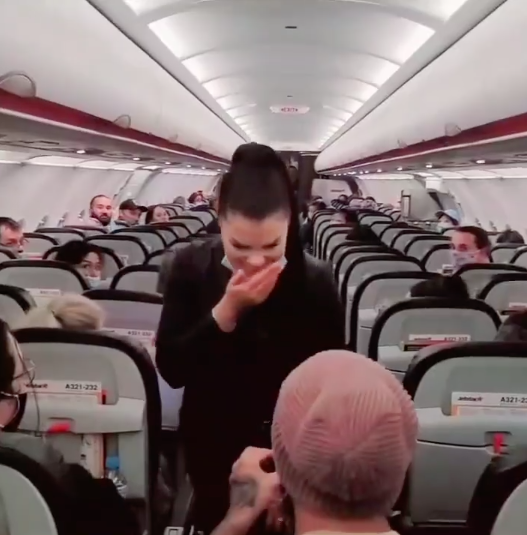 jetstar proposal mid flight