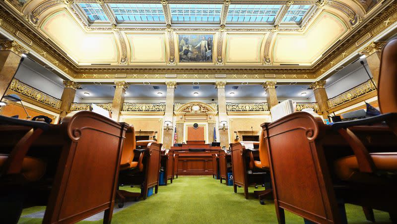 The House of Representatives at the Capitol in Salt Lake City on Wednesday, Jan. 10, 2024.