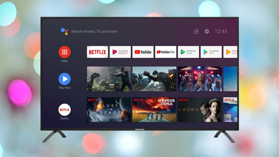 Save $240 on this Sceptre 50-inch Class 4K Ultra HD Android Smart LED TV. (Photo: Walmart)