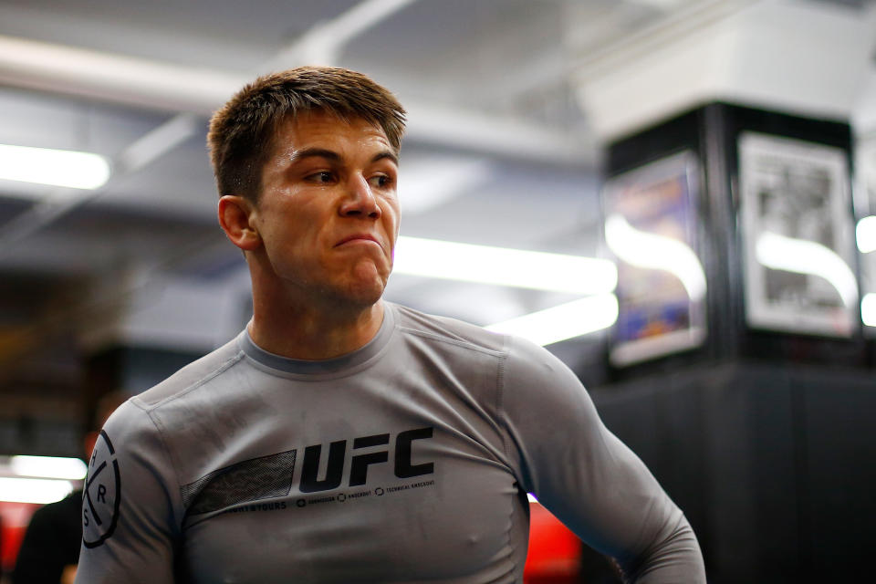 NEW YORK, NY - JANUARY 16:  Alex Hernandez works out during the open workout at Gleason's Gym on January 16, 2019 in New York City.  (Photo by Mike Stobe/Zuffa LLC/Zuffa LLC)