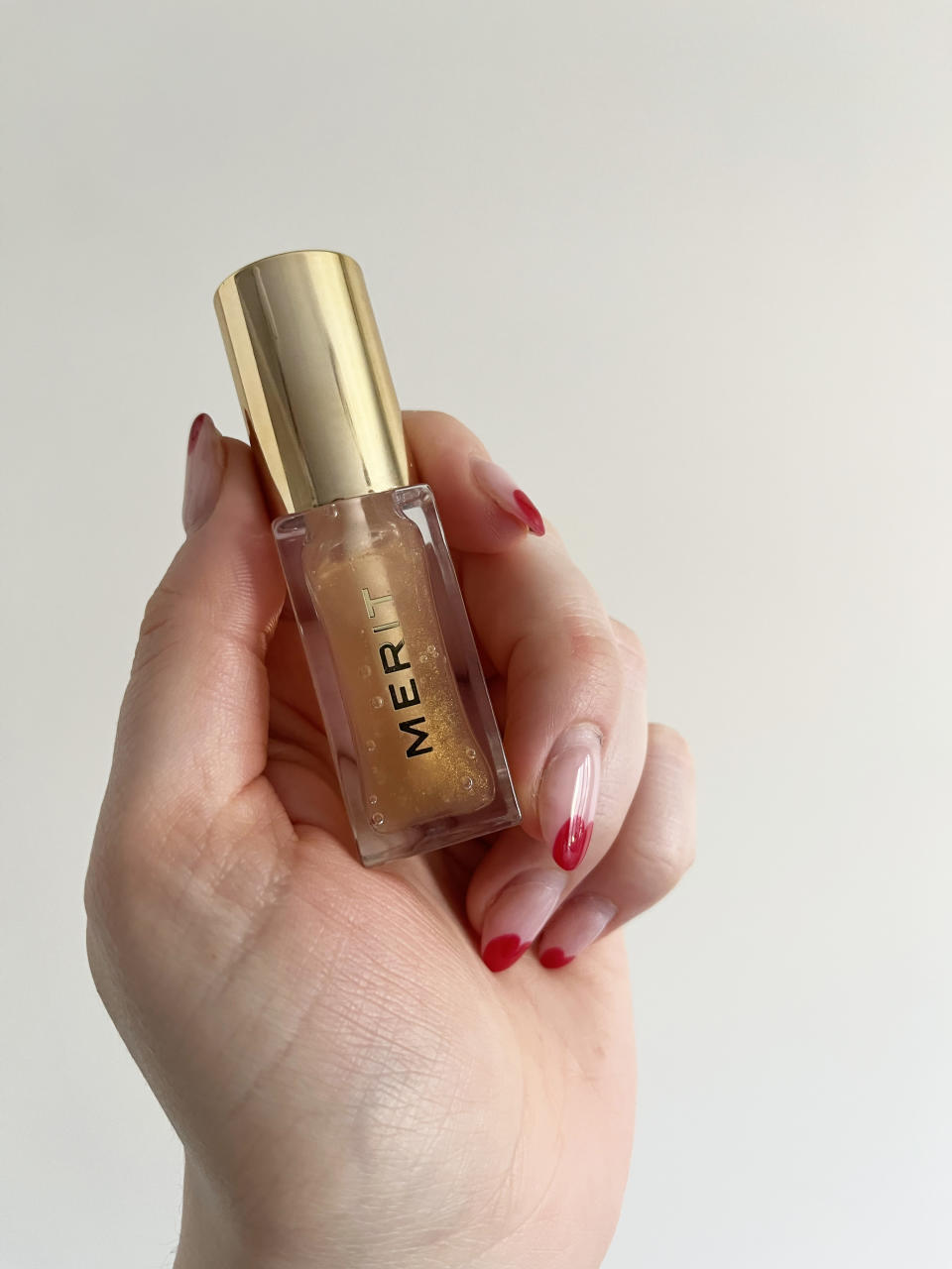 This non-sticky gloss is a handbag must-have. (Louise Whitbread/Yahoo Life UK)