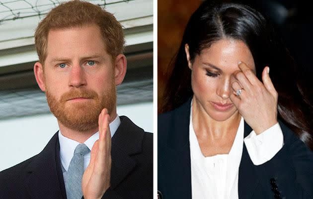 Meghan Markle's half brother and sister have been publicly criticising her and Harry's not happy. Photo: Getty