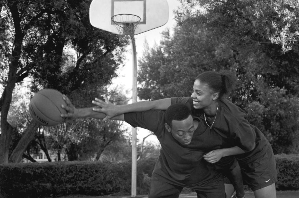 Image from the film, "Love & Basketball" (2000)