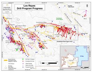 Los Reyes Drill Program Progress