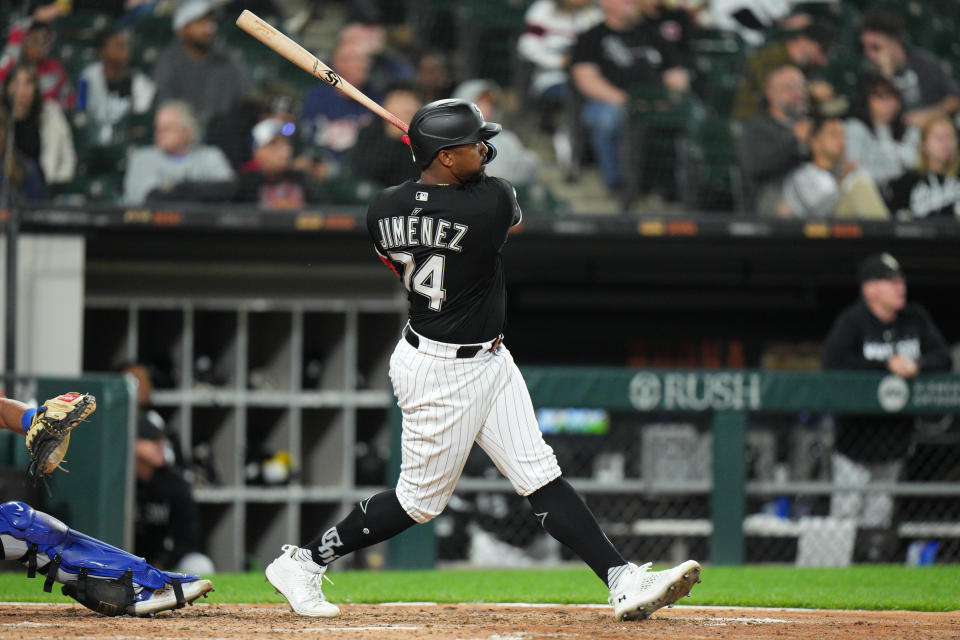 Eloy Jiménez。（Photo by Matt Dirksen/MLB Photos via Getty Images）