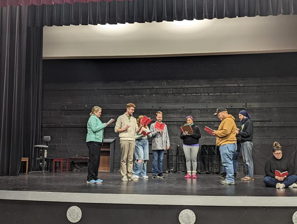 Rehearsals have started for “Clue: On Stage!” at the Galion Community Theater. The show will be performed at the end of February.