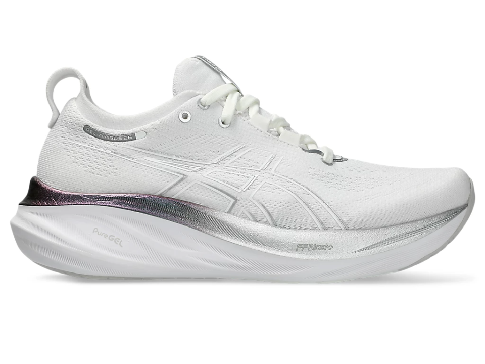 Asics Men Gel-Nimbus 26 Platinum Running Shoes. PHOTO: Asics