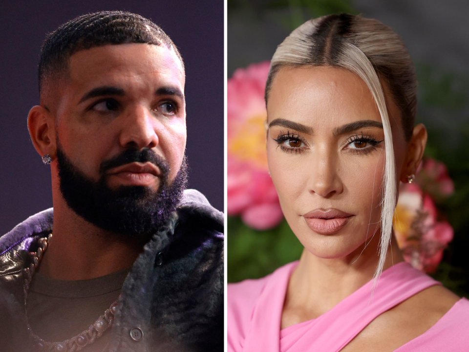 Drake and Kim Kardashian (Getty Images)