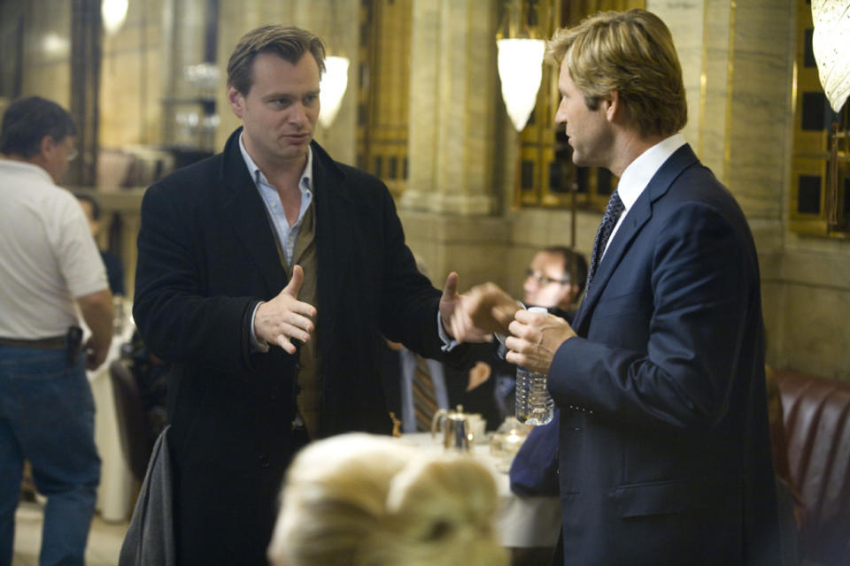 Aaron Eckhart Christopher Nolan Director Batman The Dark Knight Production Warner Brothers 2008