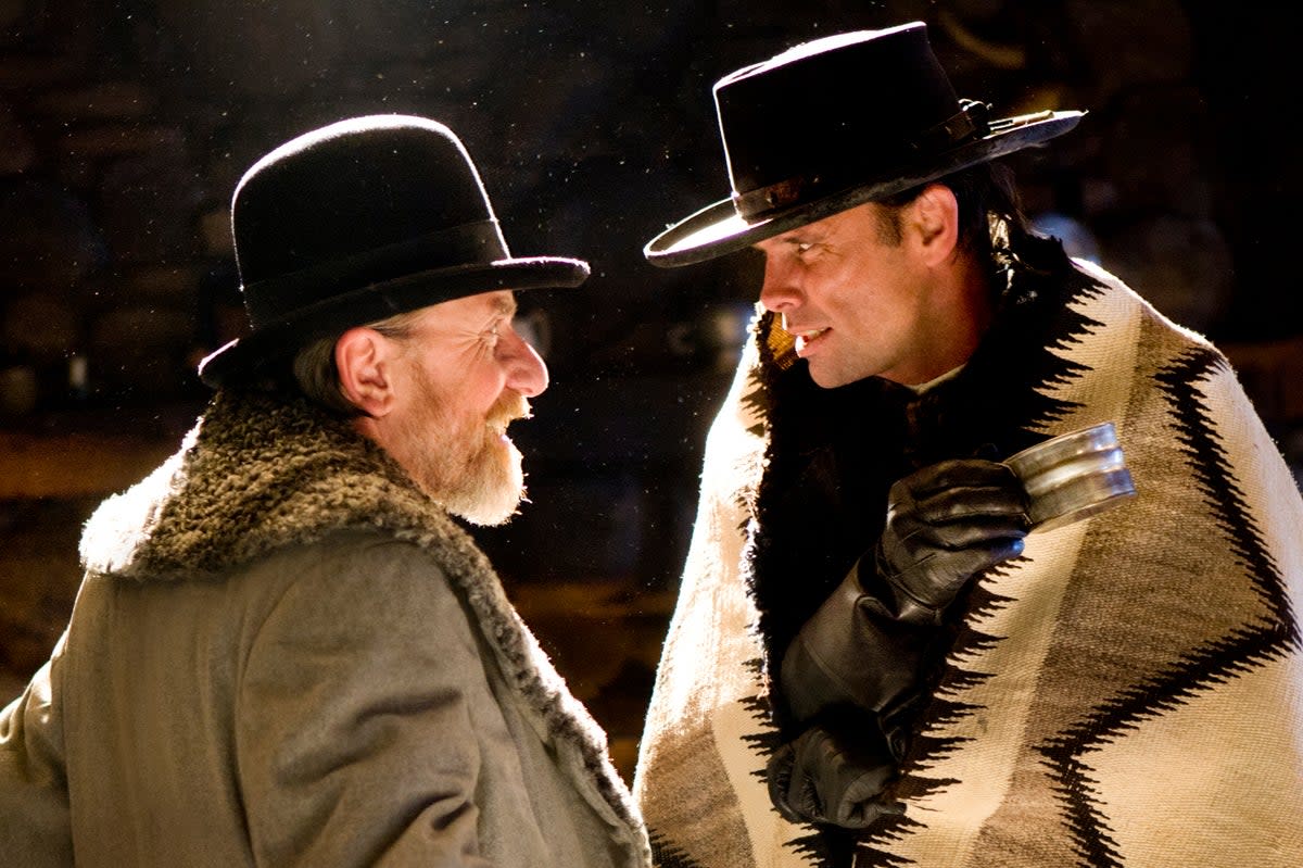 Tim Roth and Walton Goggins in ‘The Hateful Eight’ (Weinstein Company)