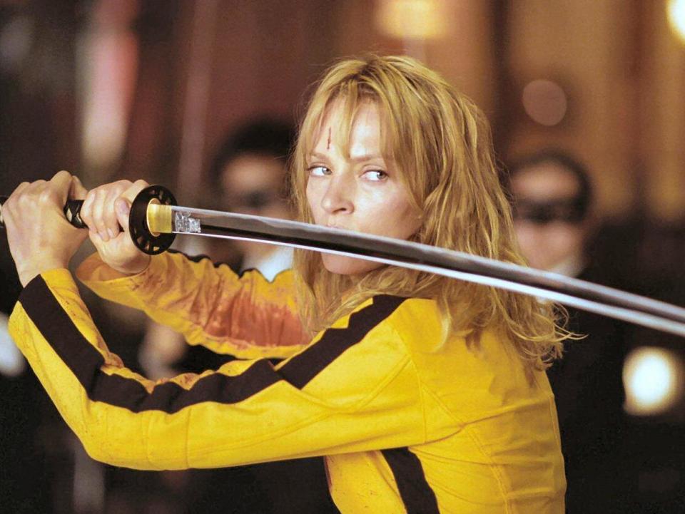 Uma Thurman in Tarantino’s 2003 cult classic ‘Kill Bill’ (Miramax)